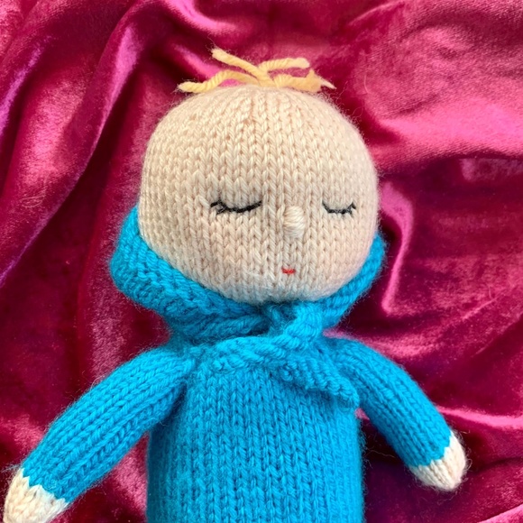 3/$45 ⭐️ Soft Knit Baby Doll in Hooded Onesie - Picture 4 of 6